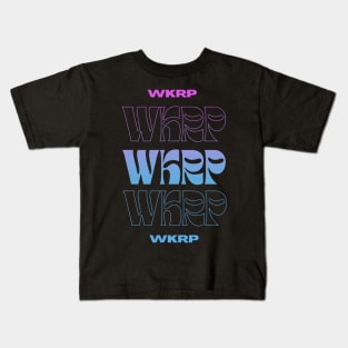 WKRP // Typography Fan Art Design Kids T-Shirt